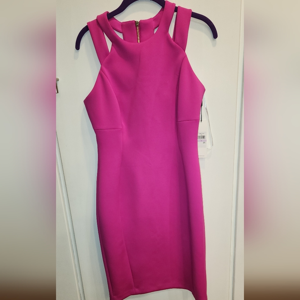 CALVIN KLEIN NWT Hot Pink Dress Size 6
